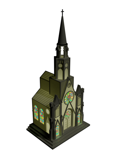 Paramount Raylite Illuminated Musical Cathedral 177MC