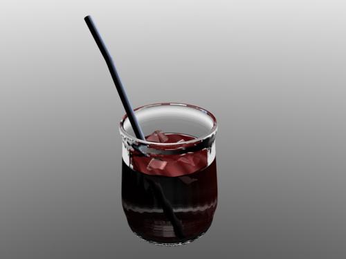 tumbler icecubes straw
