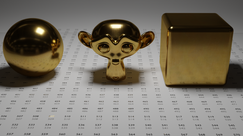 Fine Gold PBR Material