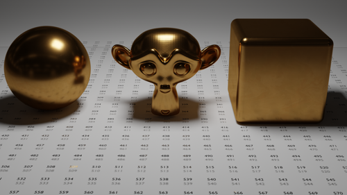 Polished Brass PBR Material