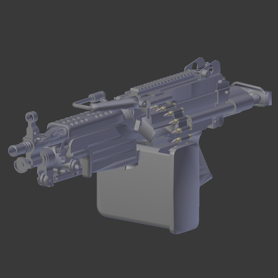 M249para Machine Gun
