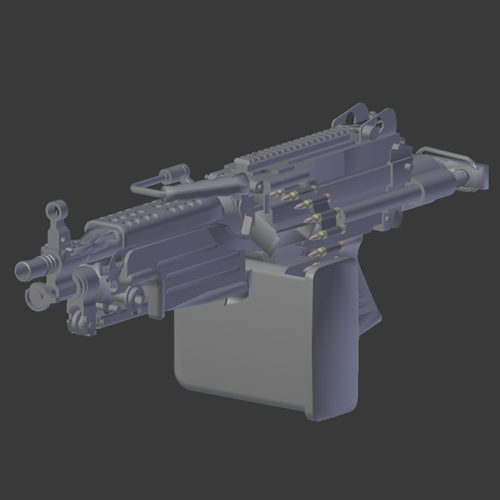 M249para Machine Gun