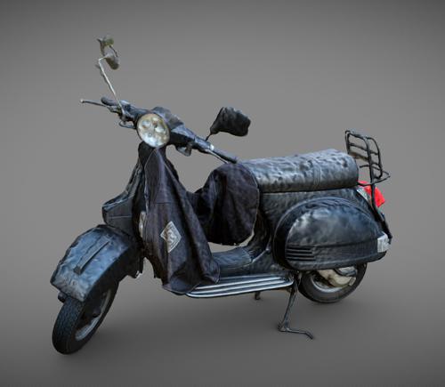 Scooter in the street