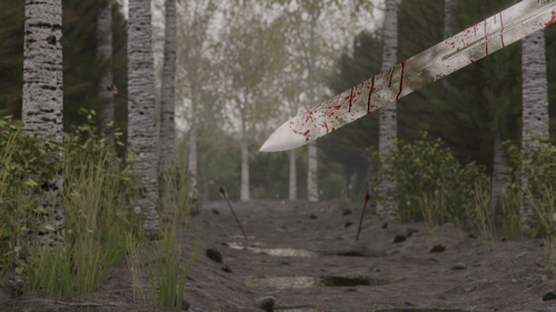 Sword Forest Scene