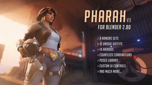 Pharah from Overwatch v3.7