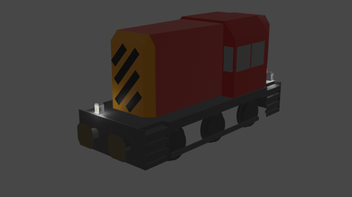 classic diesel locomotive