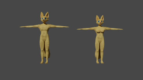 Furry character build attempt