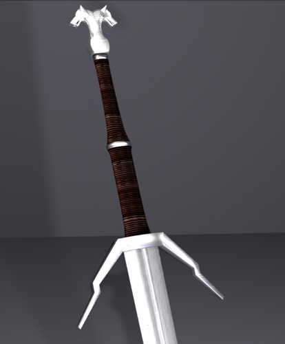 Geralts silver sword
