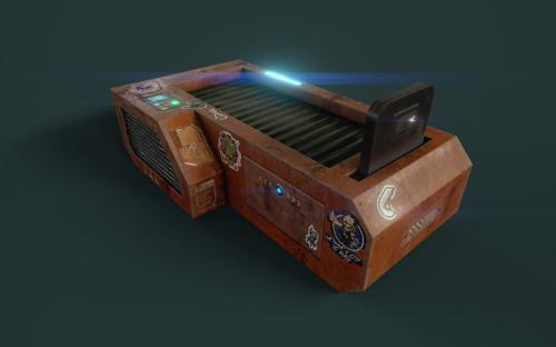 Cyberpunk Sleeping Unit