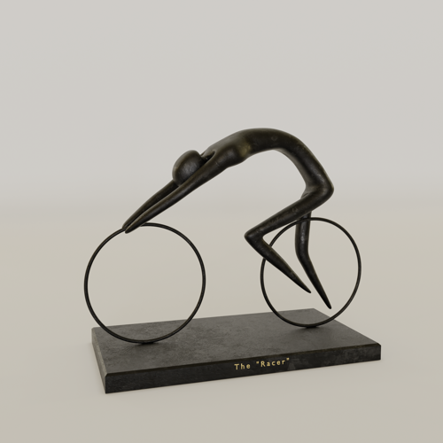 Sculpture "The Racer"