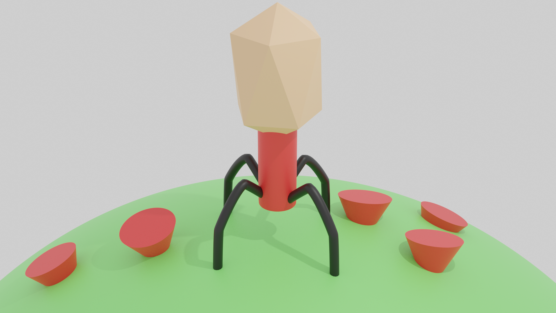 Rigged Bacteriophage