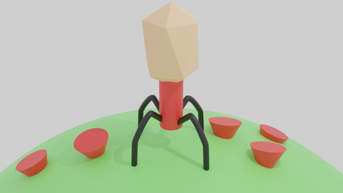 Rigged Bacteriophage