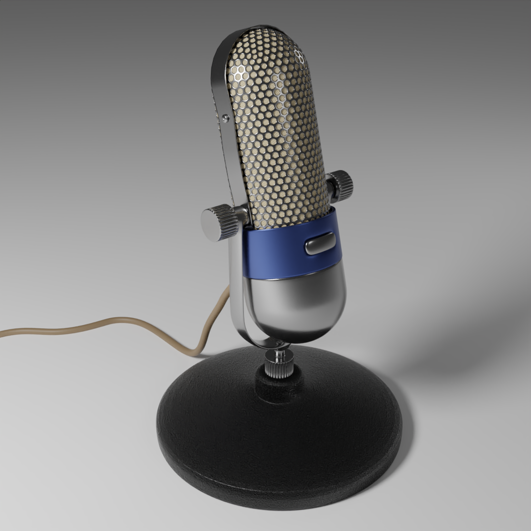 Vintage microphone