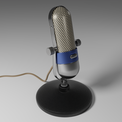 Vintage microphone