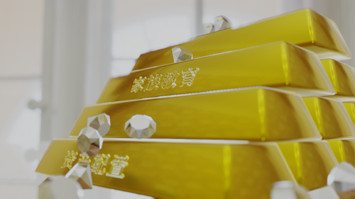 Gold Bars for financing Company