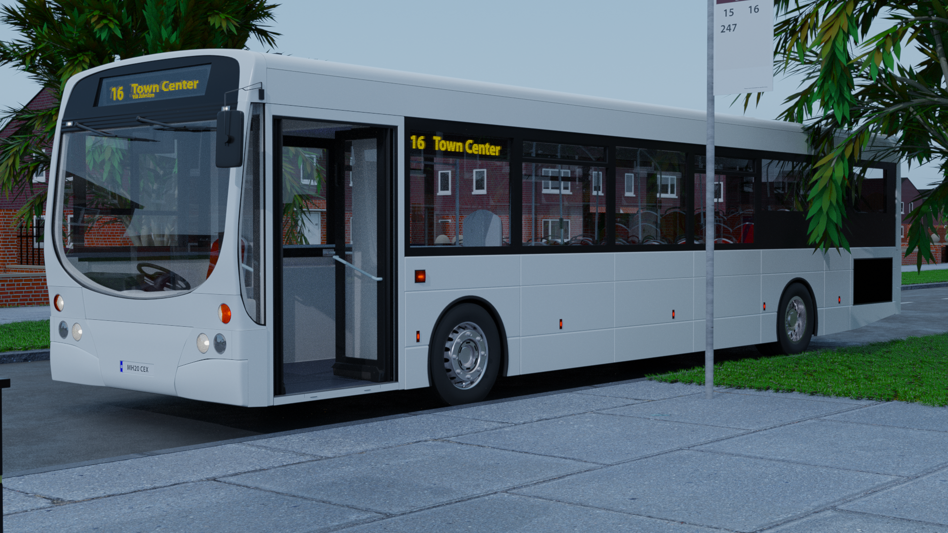 Transit Bus | One Service Door