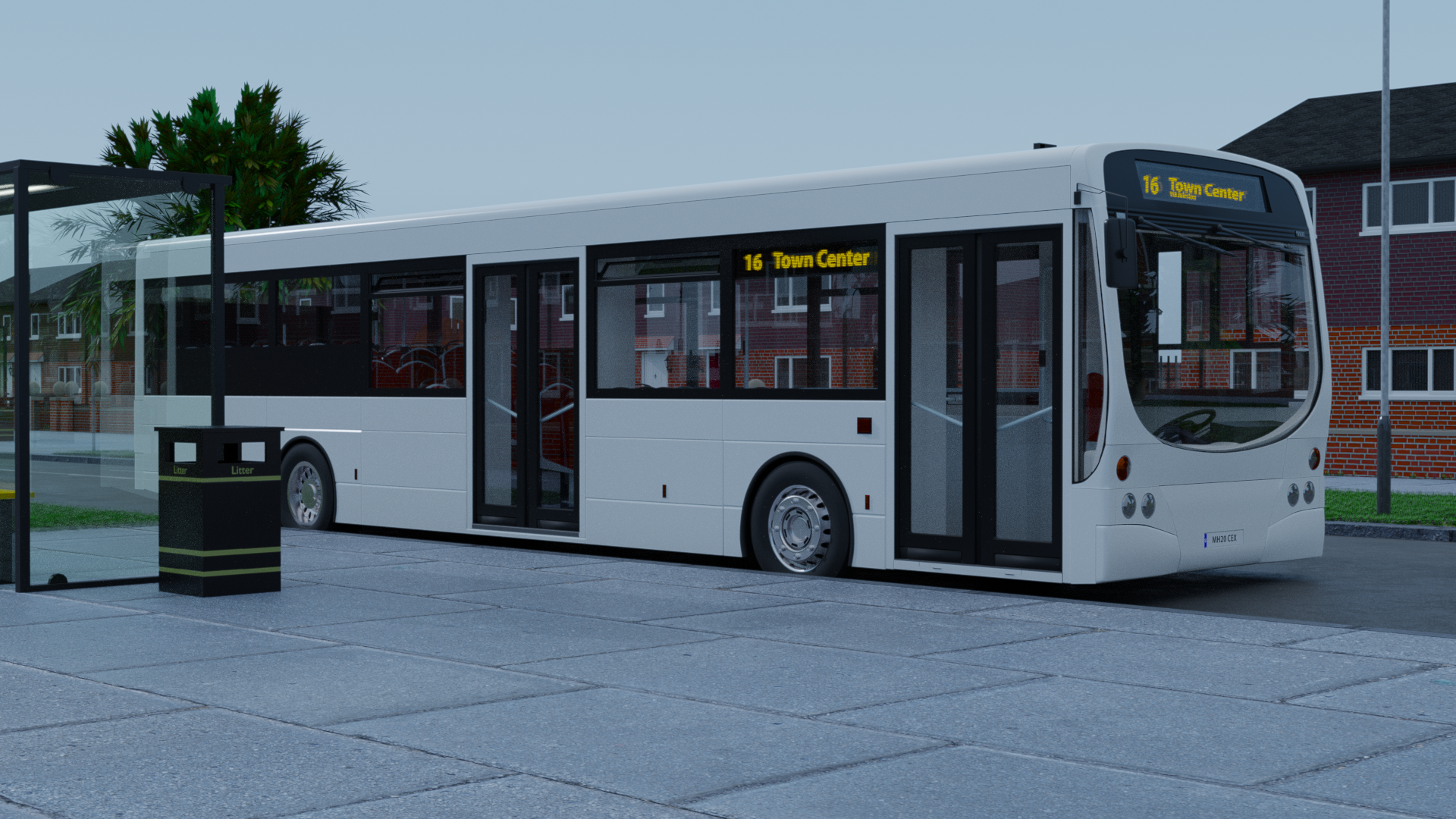 Transit Bus | Two Service Doors
