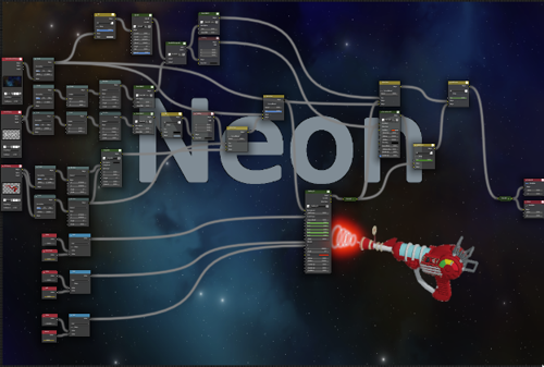 Compositor nodes Retro-Ray