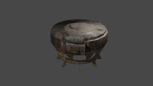 DUSTY SIDE-TABLE  (LOW POLY)