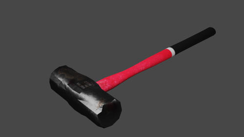 EVIL SLEDGEHAMMER (LOW POLY)