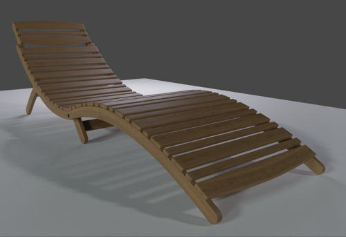 Wooden Lounge Chair