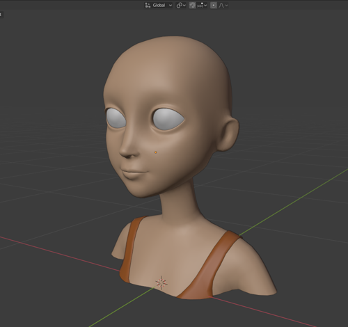 Upper Body Of Female Character_Updated