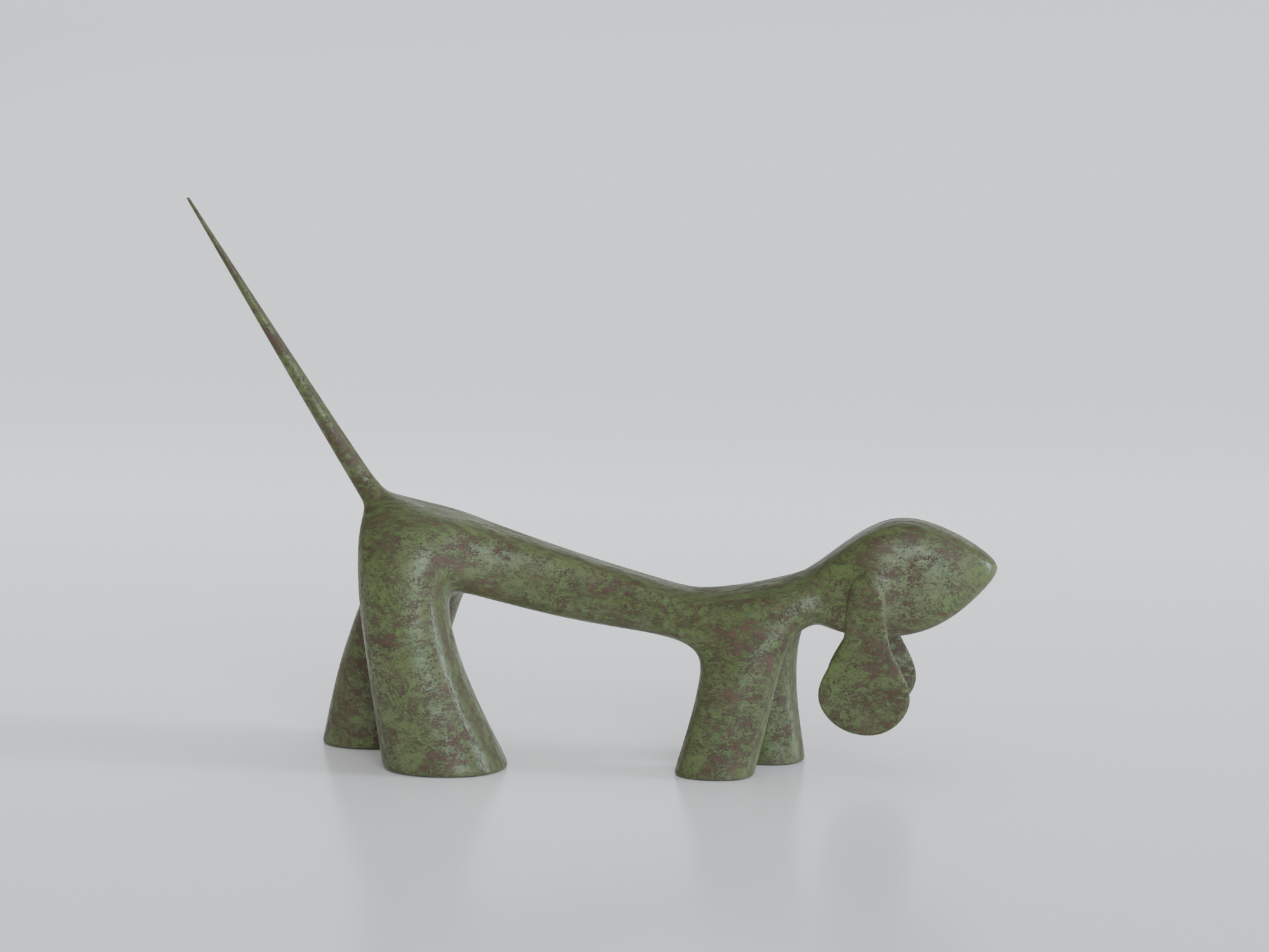 Sculpture by lolek "Petit chercheur"