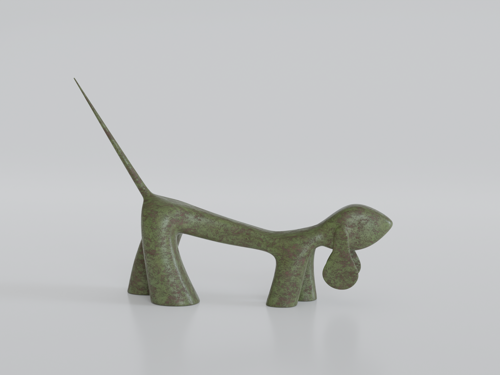 Sculpture by lolek "Petit chercheur"