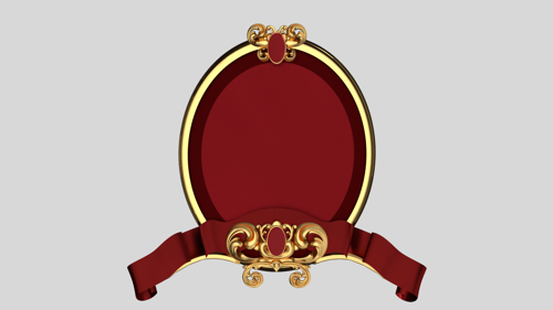 Red and Gold Crest