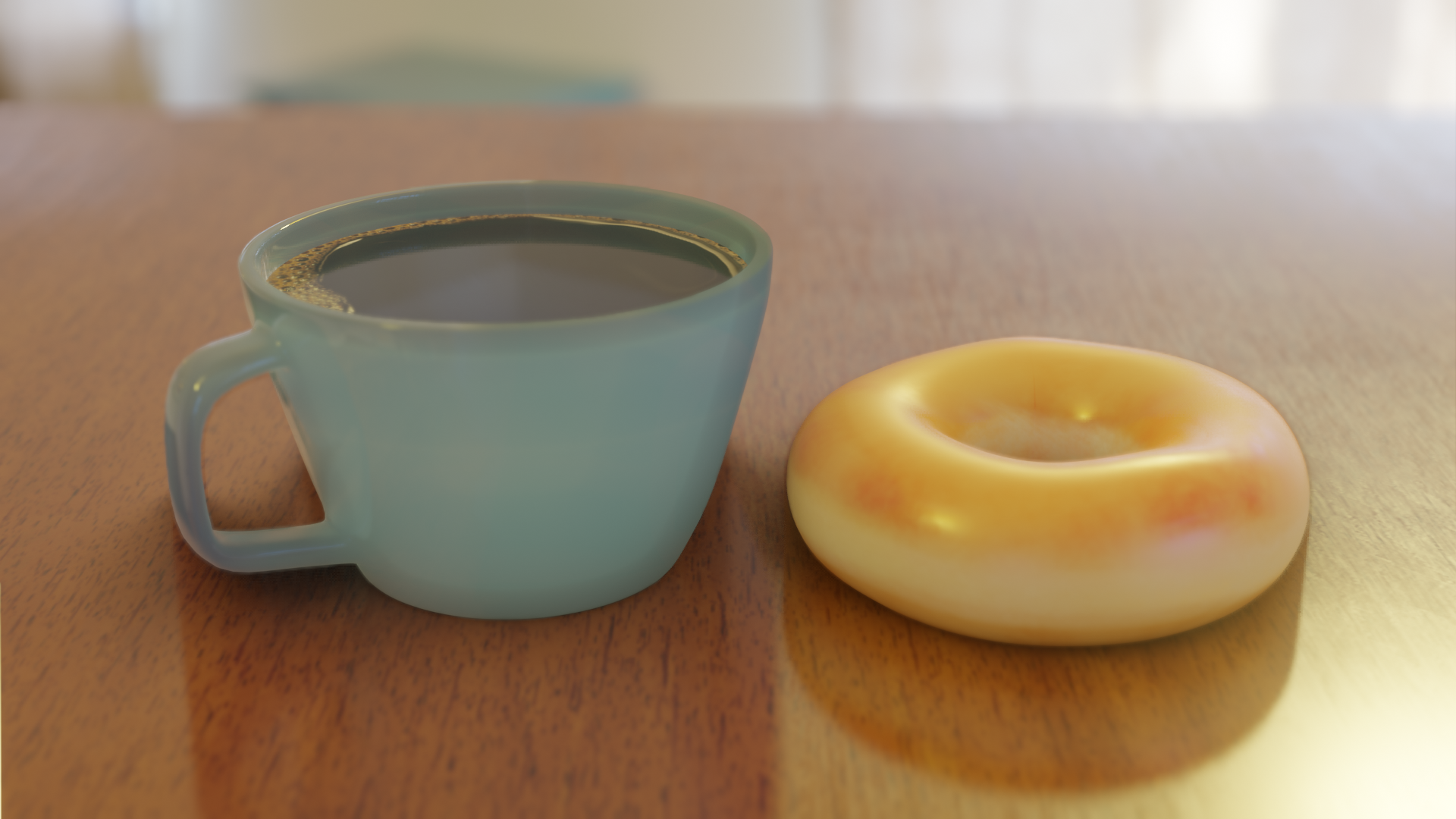 Coffee and Doughnut