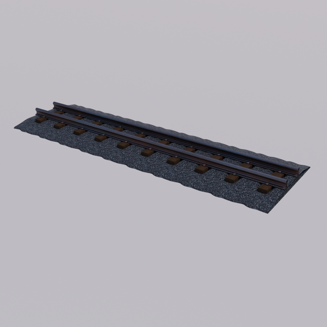 Rail sur ballast