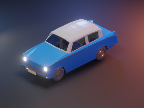 Ford Angila | Low poly car