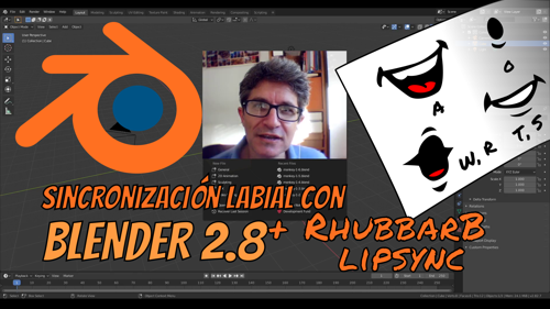 Tutorial: Lipsync with blender 2.8 and Rhubarb lipsync (3 from 5)