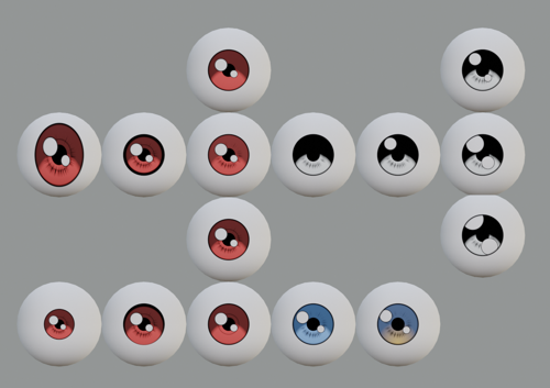 Procedural Texture:Manga Eye