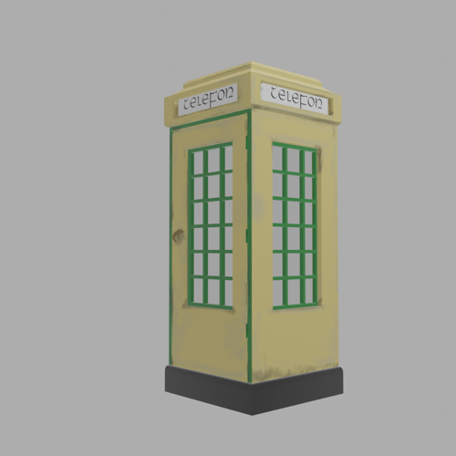 Old Irish Phone Box