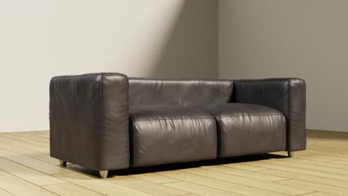 Leather couch