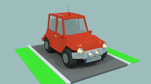 Red Car