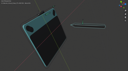 Wacom Intuos Draw (Rigged)