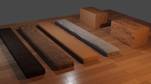 Procedural Wood Materials
