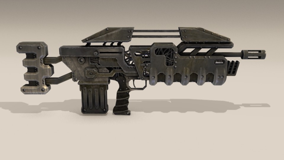 A-104 Cold Fusion Assault Rifle