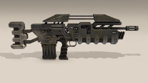 A-104 Cold Fusion Assault Rifle