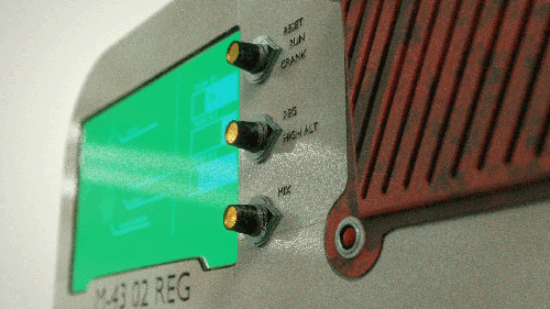 TXI-4400 Air Master Regulation Unit - A Sci Fi Console