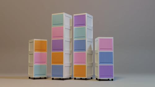 Plastic Cupboard for Bedroom