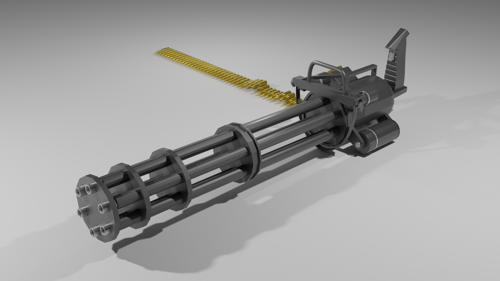 Low Poly Minigun