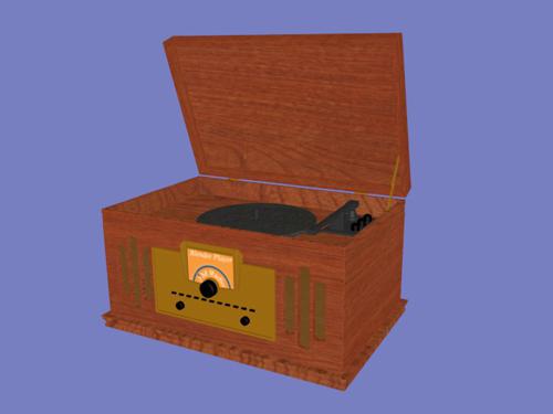 Blender Record / AM Radio Player