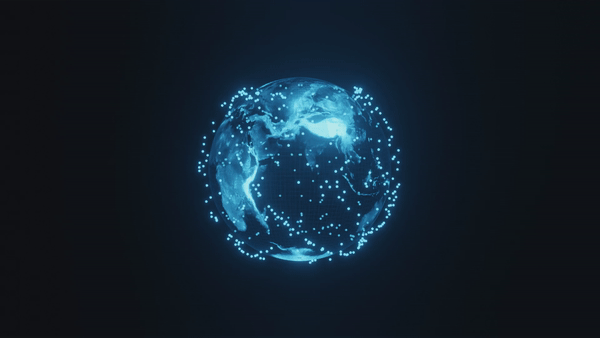 Starlink Satellites 3d Simulation