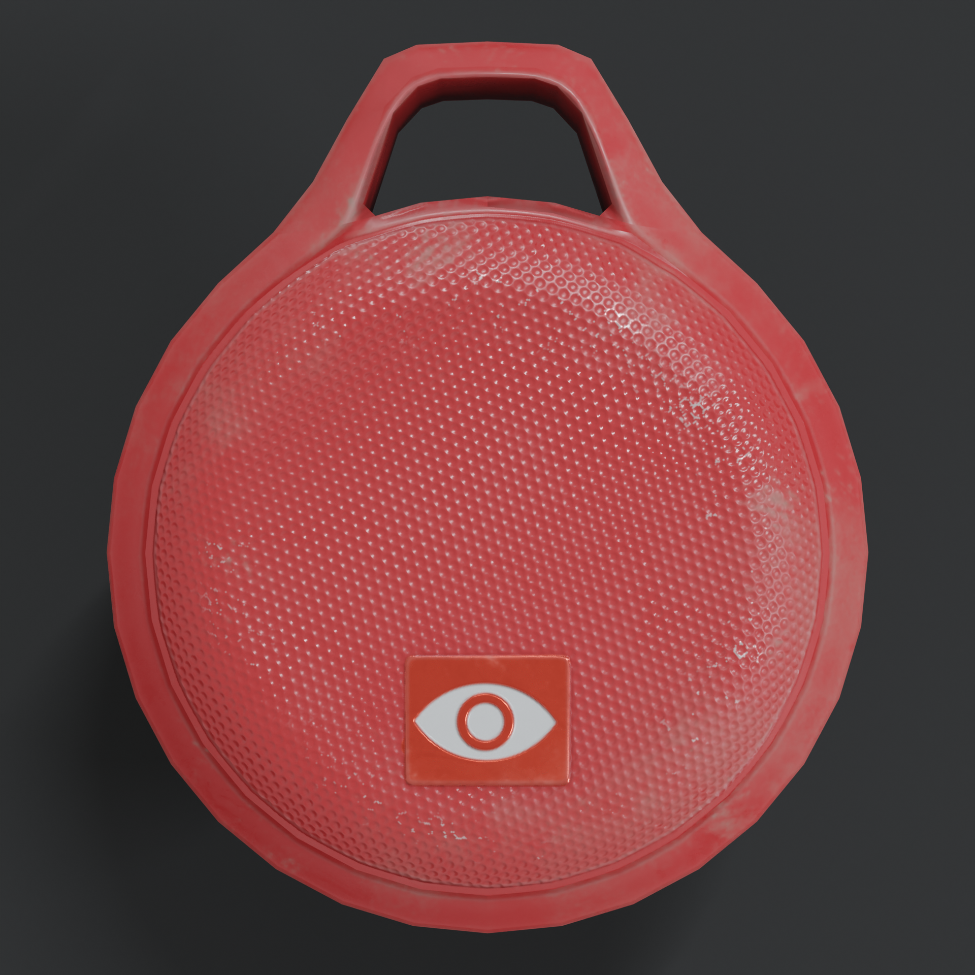 Red Handheld Speaker