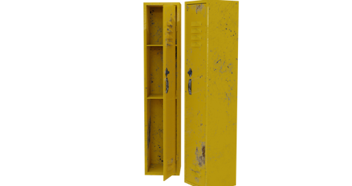 Yellow lockers