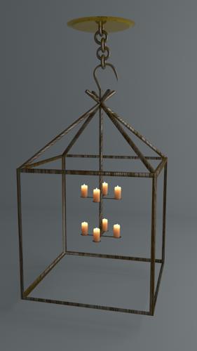 Ceiling antique box light