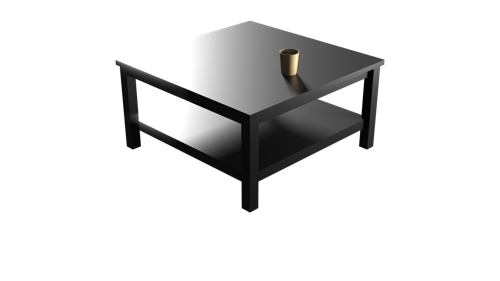Simple coffee table